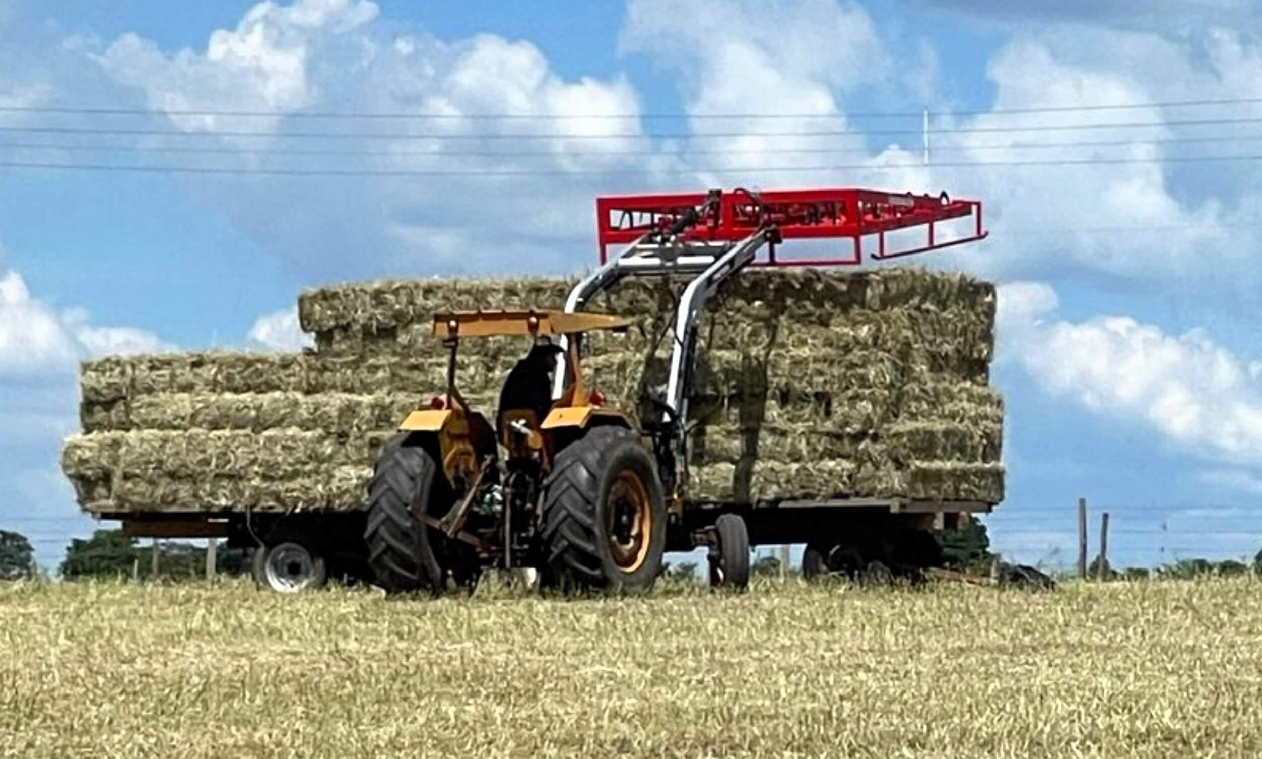 Feno Verde Ltda - Trator no Campo
